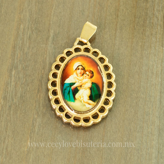 Medalla Ovalada Virgen de Schoenstatt