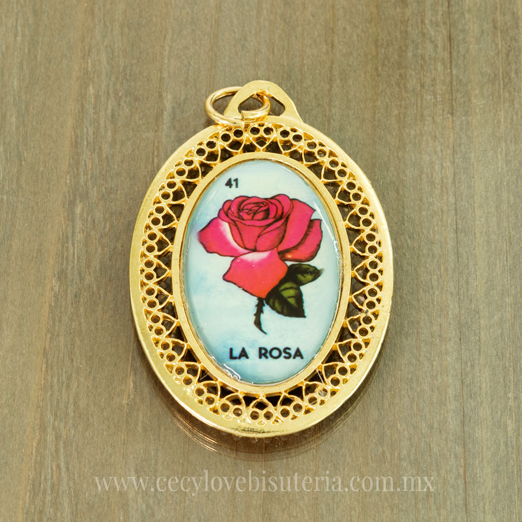 Medalla Ovalada "La Rosa"