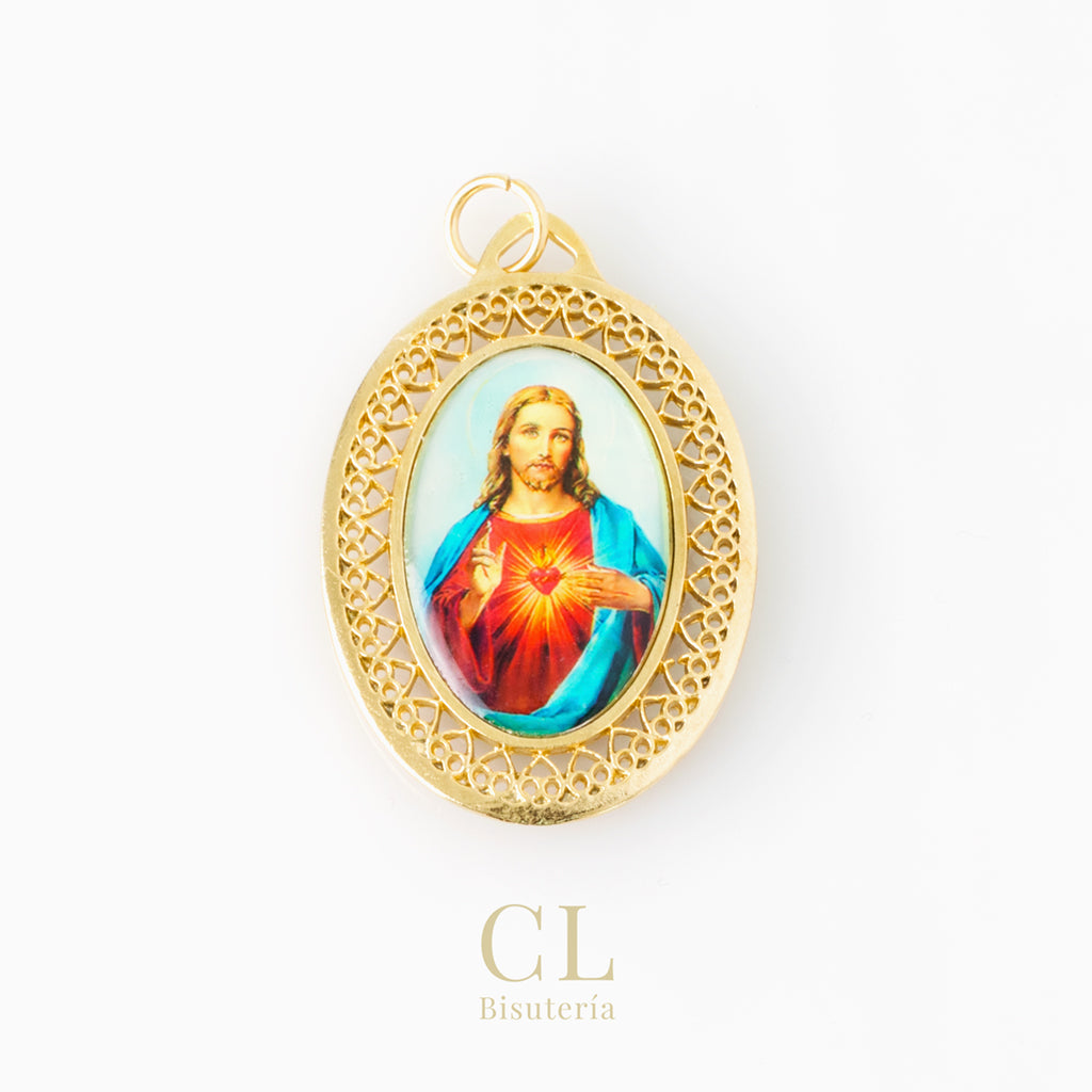 Medalla Ovalada Sagrado Corazón de Jesús