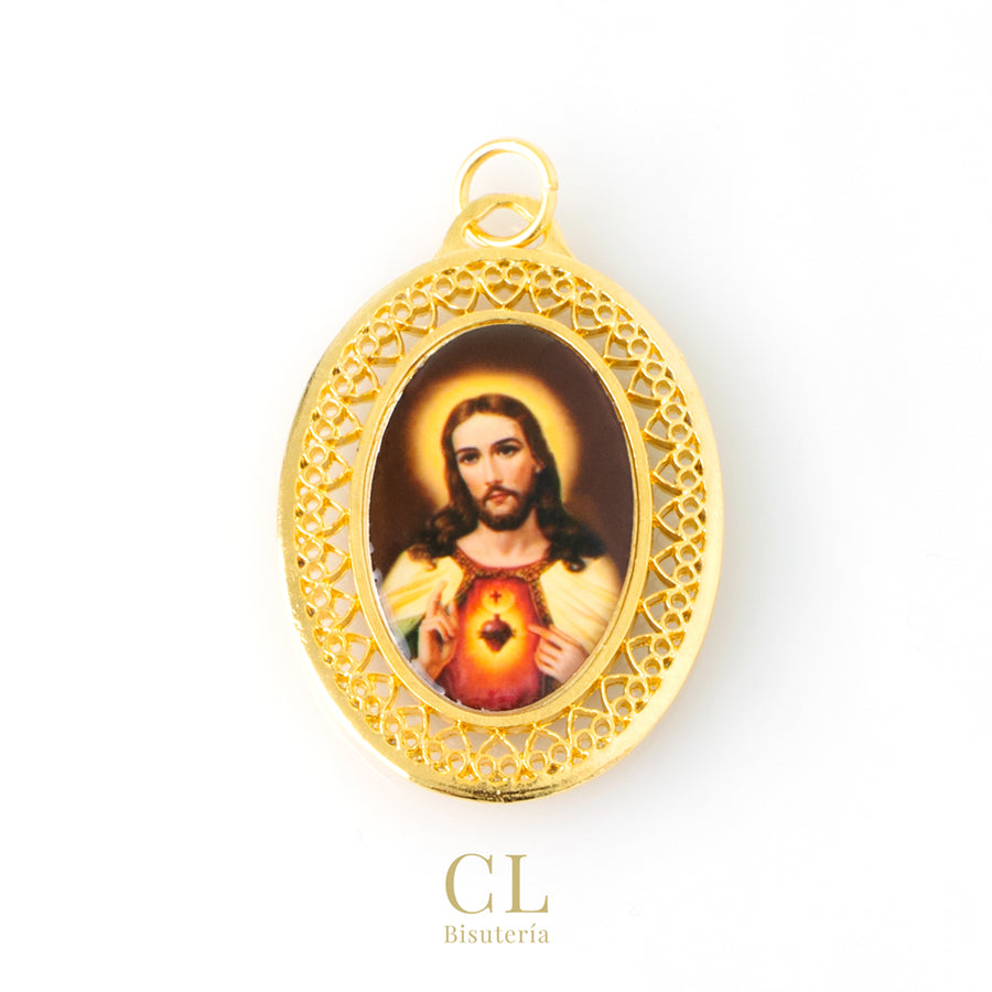 Medalla Ovalada Sagrado Corazón de Jesús