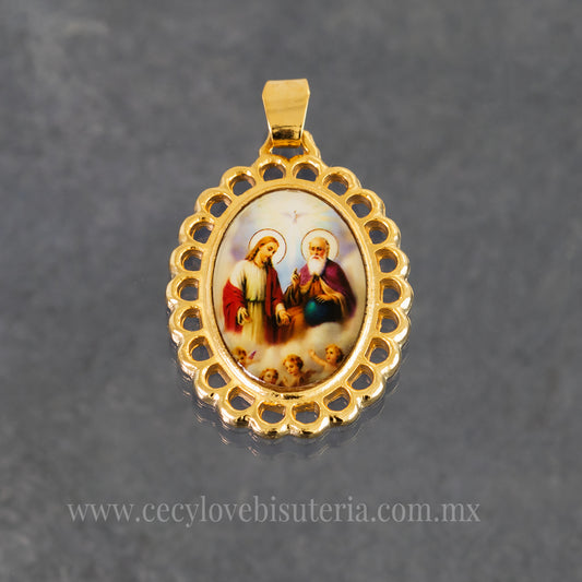 Medalla Ovalada Santísima Trinidad
