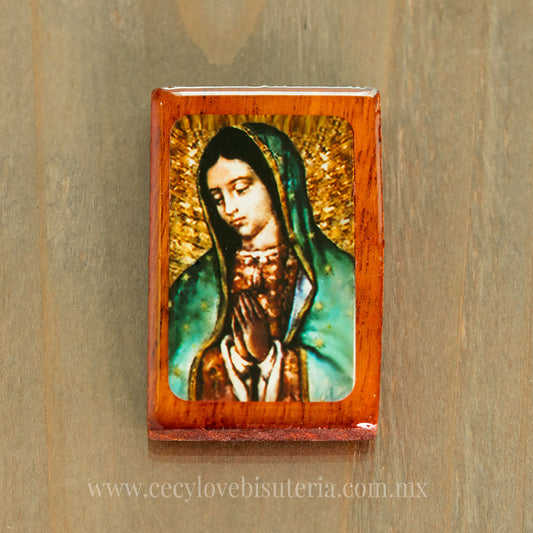 Separador Madera 3 Hilos Virgen de Guadalupe